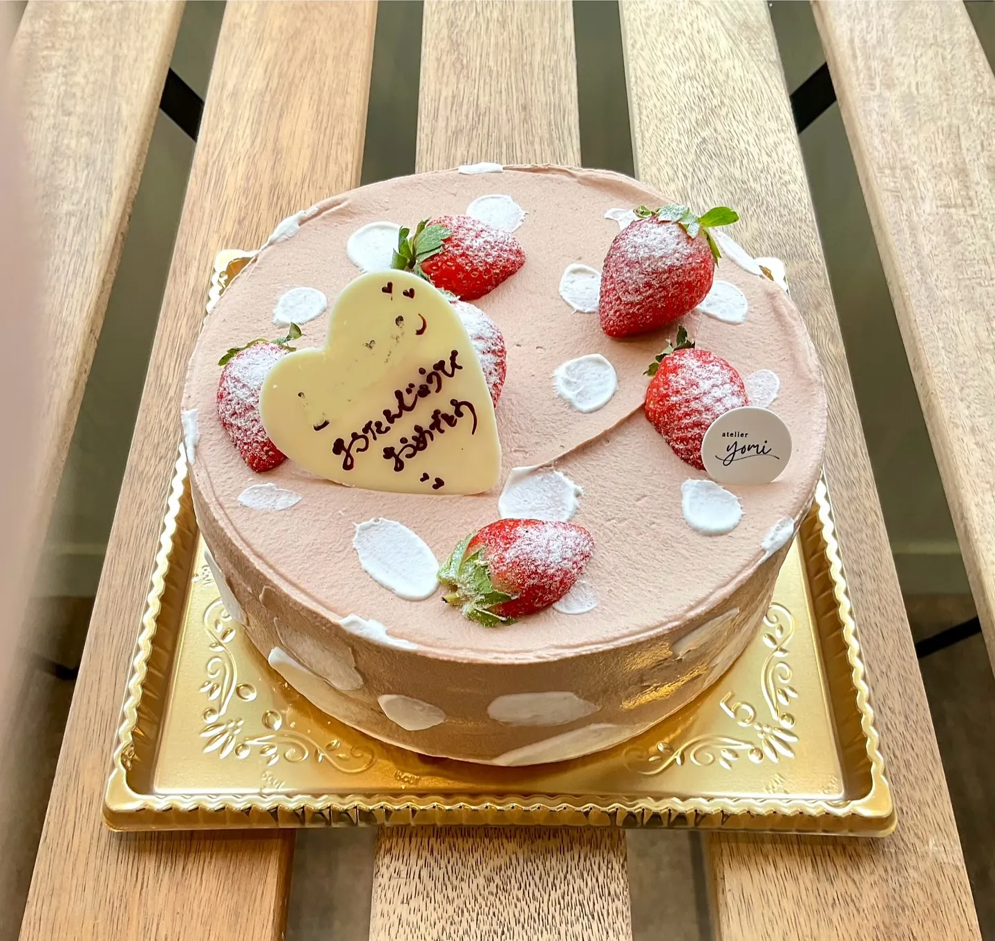 チョコ生クリーム苺ホール