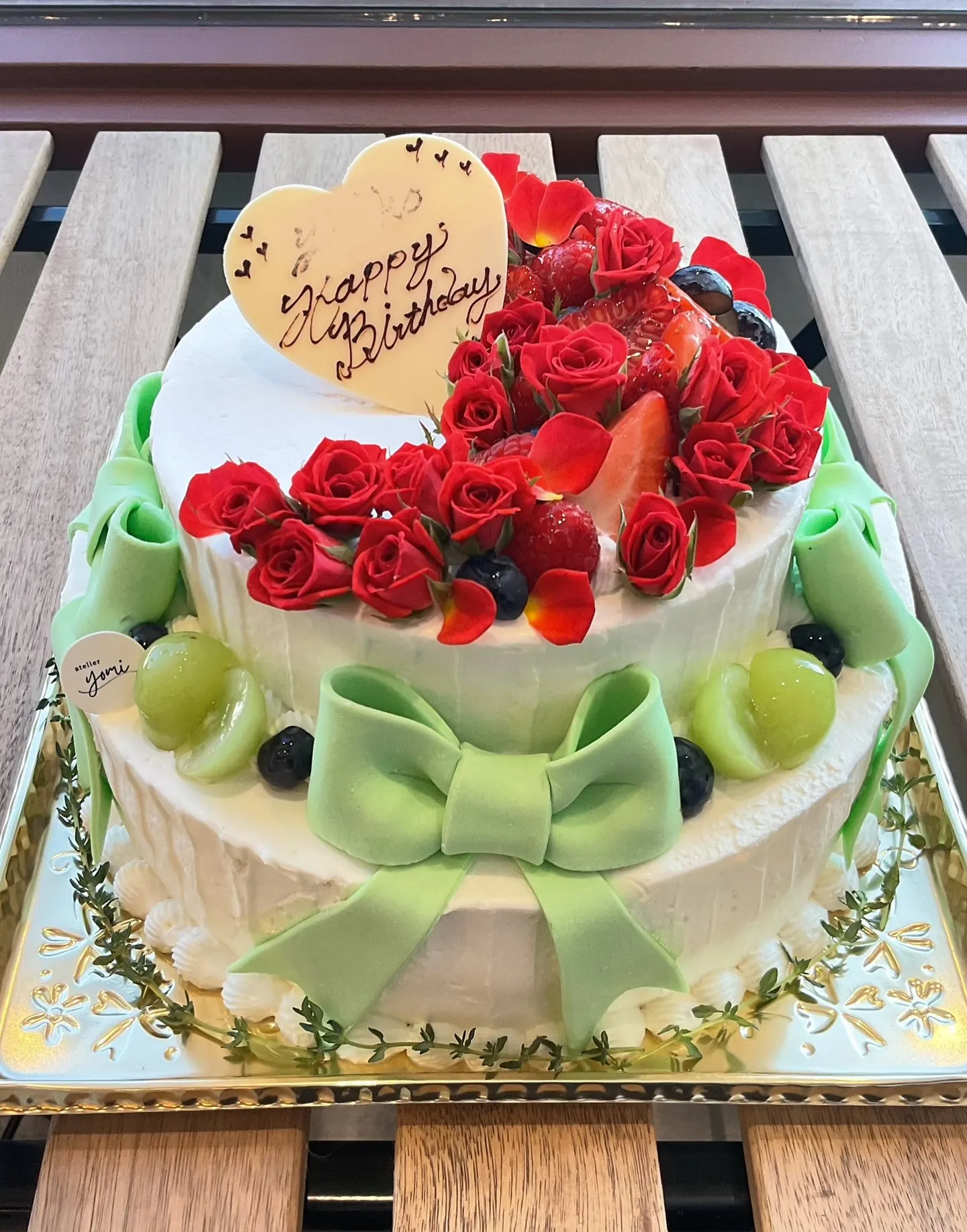 特注２段ケーキ