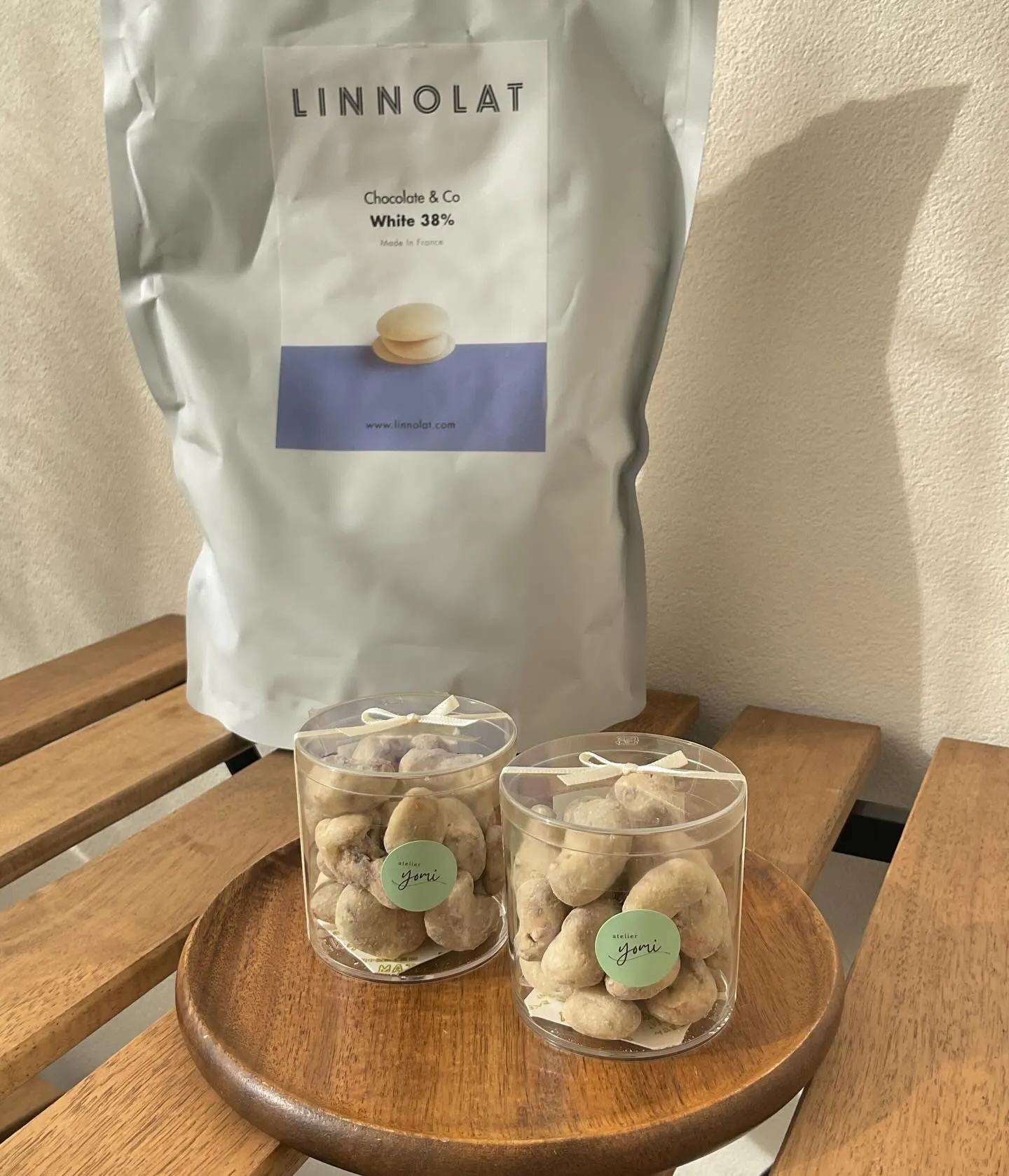 乳製品不使用のホワイトチョコレート使用したお菓子