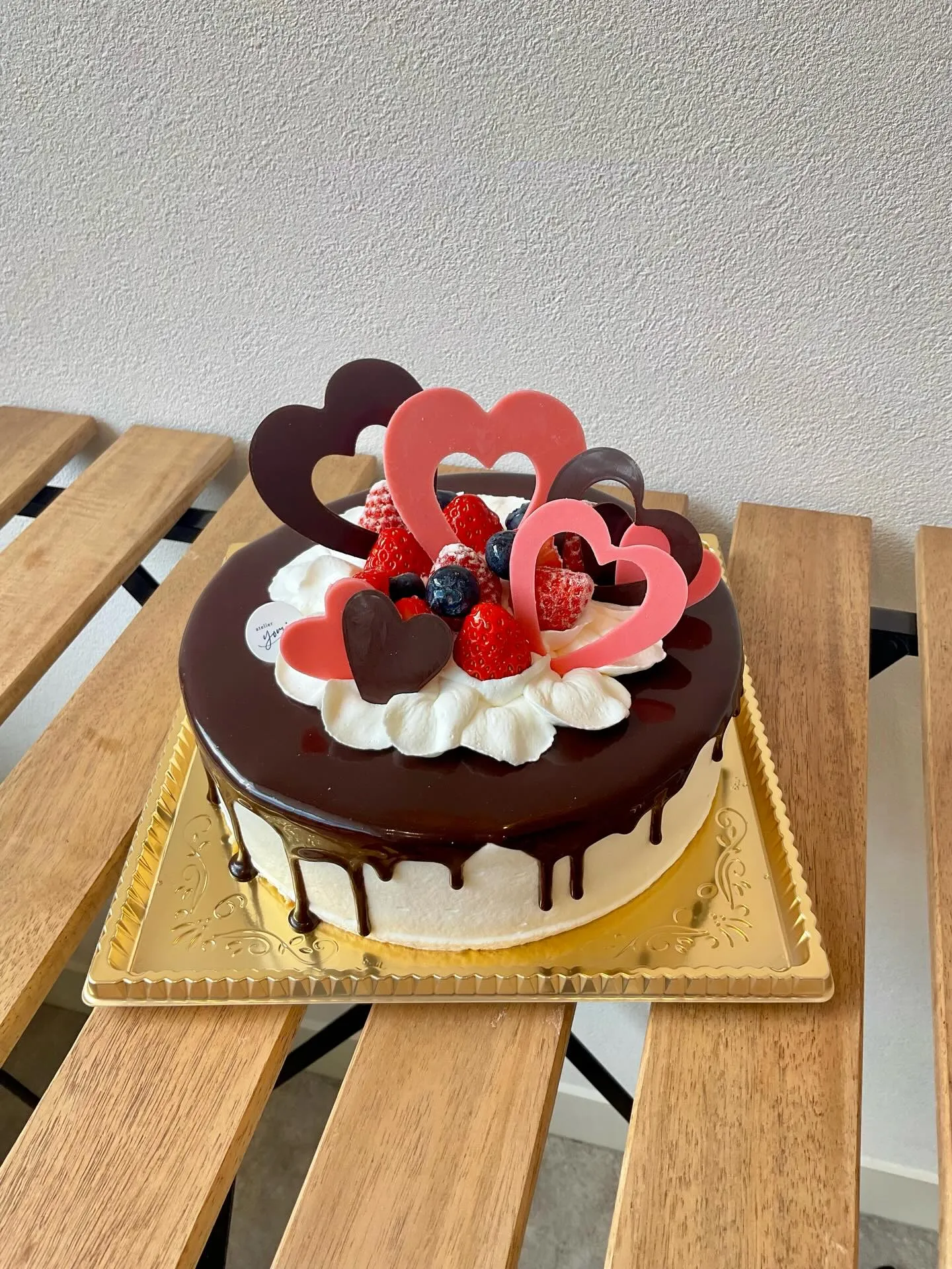 チョコたらりっのハートデコレーション