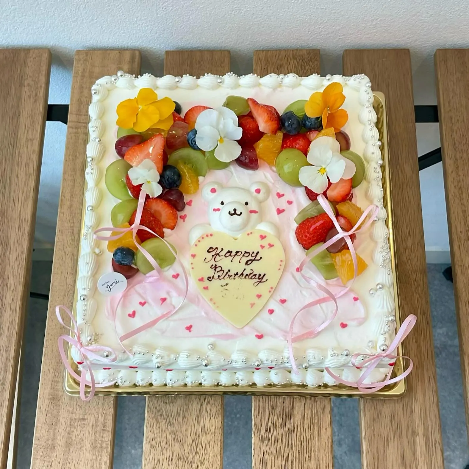 くまさんデコレーション/スクエアタイプ