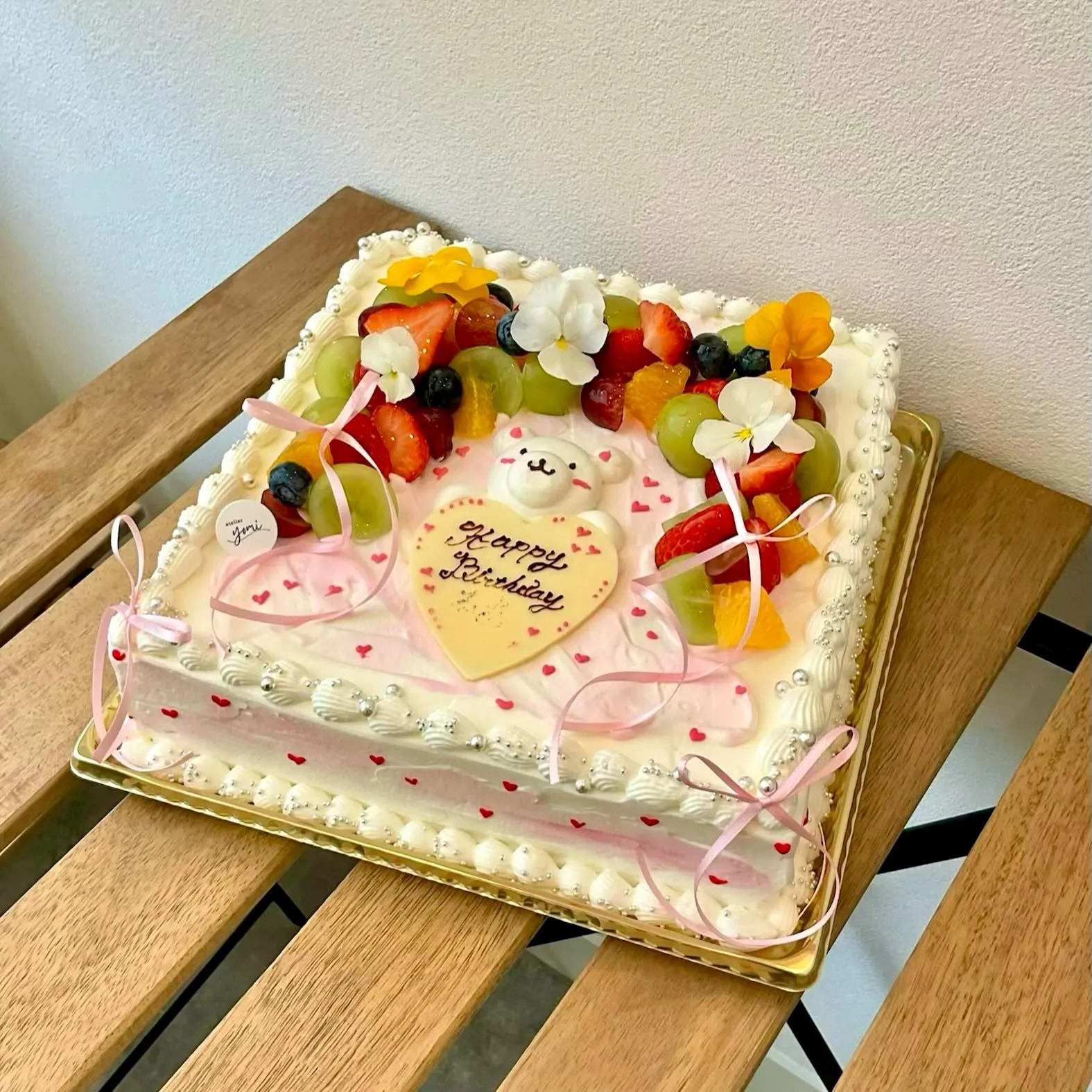 くまさんデコレーション/スクエアタイプ