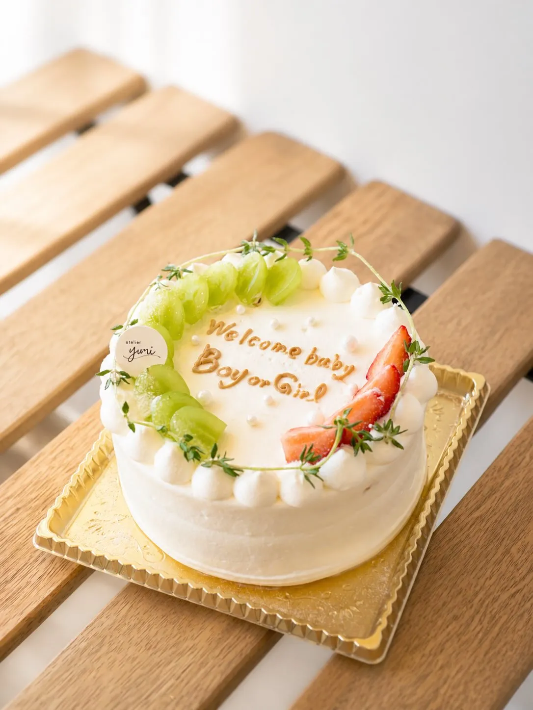 ジェンダーリビールケーキ４号サイズ