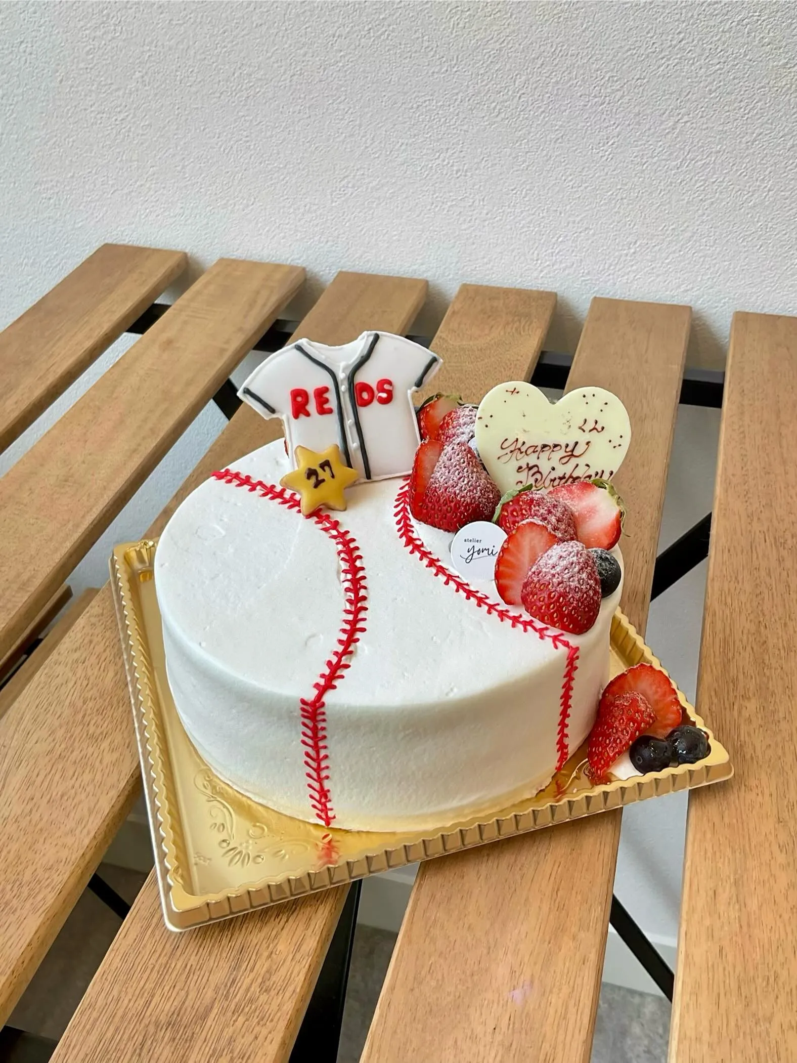 野球少年へのオーダーメイドケーキ⚾️