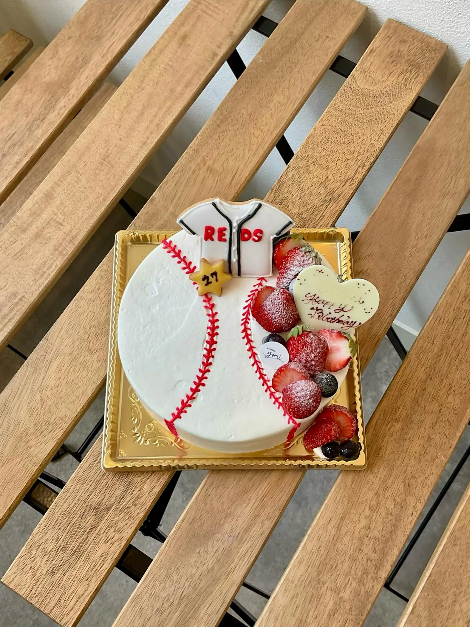 野球少年へのオーダーメイドケーキ⚾️