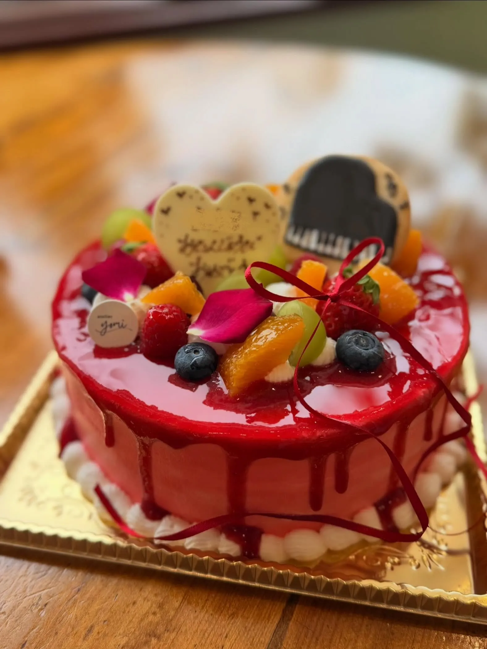 ピアノの発表会後のバースデーケーキ