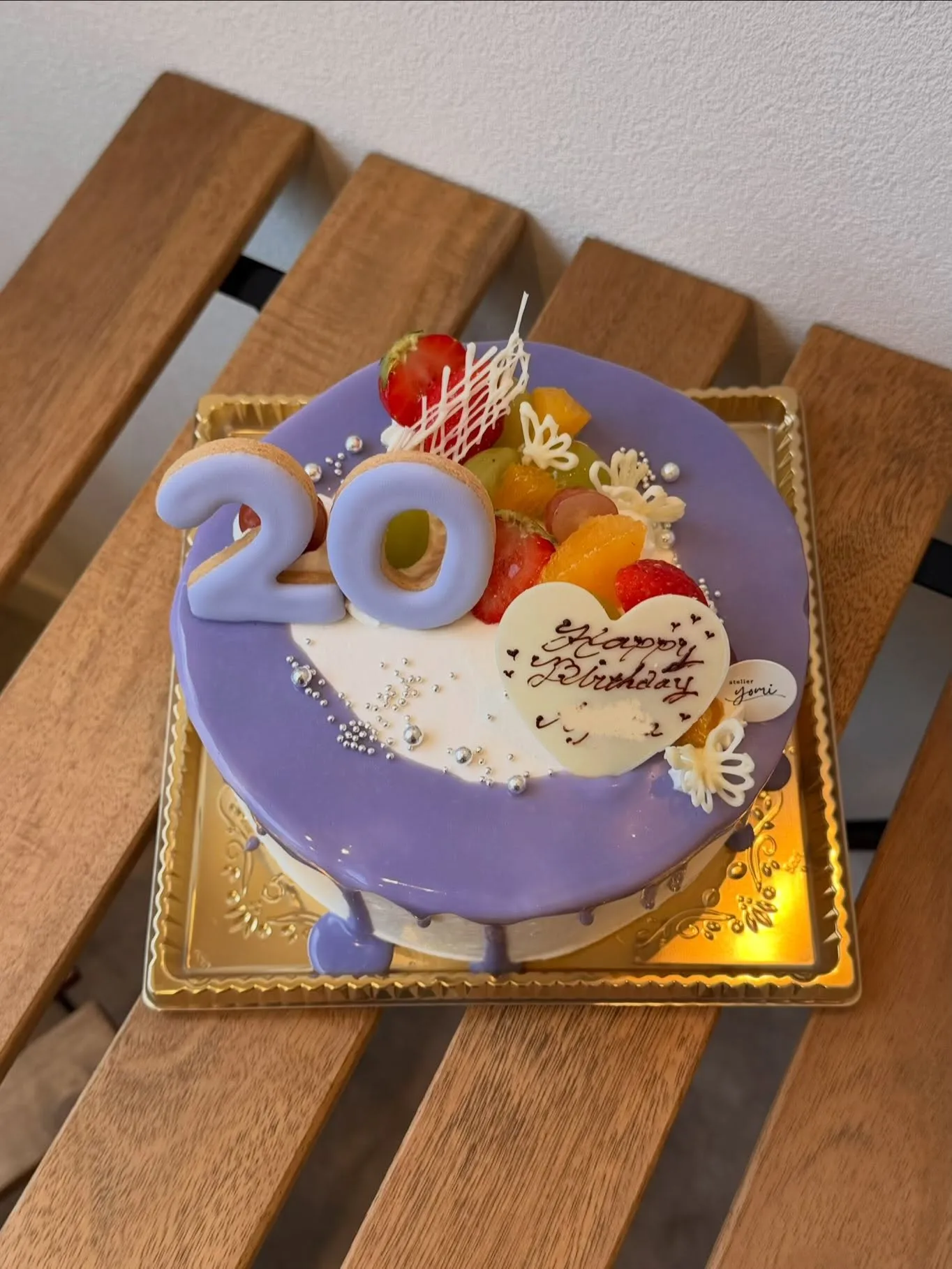２０歳のバースデーケーキ